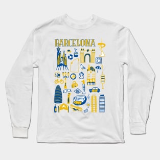 Cool Barcelona Long Sleeve T-Shirt